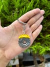 Dönebilen Metal Disk Anahtarlık - Sarı