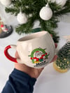 Elleri Açık Noel Baba Balon Kupa