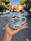 Gri Kedi 3D Mug Kupa