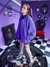 Harajuku Gothic Kuromi Peluş Fermuarlı Ceket