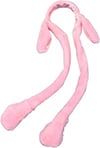 Hareketli Oynar Tavşan Kulaklı Pembe Peluş Taç