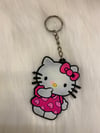 Hello Kitty Silikon Anahtarlık