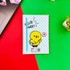 Hello Sweet Civciv Tasarımlı Lastikli Defter - 80 Sayfa