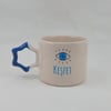 Keşfet Göz - Mavi Renk Yıldız Kulplu Kupa