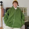 Kurbağa Peluş Oversize Hırka