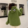 Kurbağa Peluş Oversize Hırka