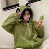 Kurbağa Peluş Oversize Hırka