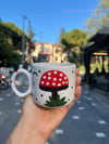 Mantarlı Pinterest Kısa Arya Kupa