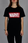 Marvel Logo Kolaj Baskılı Tişört
