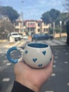 Mavi Kalpli Baloncuk Kupa