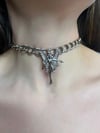 Melek Kız Zincir Choker Kolye