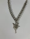 Melek Kız Zincir Choker Kolye