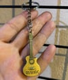 Metal Gitar Anahtarlık