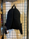 Old Cotton Tek Bölmeli Vintage Zermatt Bag Sırt Gezi Çantası - Siyah