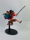 One Piece Hasır Şapkalı Monkey D. Luffy 3D Figür
