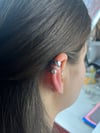 Örgülü 3'lü Gri Renk Earcuff