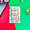 Pen Rabbit Tasarımlı Lastikli Defter