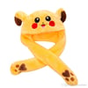 Pika Pika Elektrikli Fare Pikachu Peluş Oynar Kulaklıklı Şapka