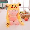 Pika Pika Elektrikli Fare Pikachu Peluş Oynar Kulaklıklı Şapka