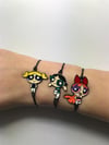 Powerpuff Girls 3'lü Set Ayarlanabilir Unisex Bileklik