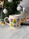 Pullu Noel Oval Kupa