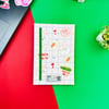 Rabbit Like It Tasarımlı Lastikli Defter - 80 Yaprak