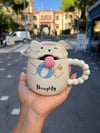 Sarı Kedi 3D Mug Kupa
