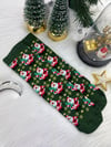Sevimli Yılbaşı Temalı Noel Baba Desenli Çorap