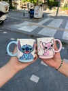 Stitch 2 Li Kabartmalı Kupa