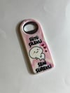 Sütü Çilekli Seni Sürekli Yazılı Magnet ve Açacak