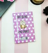 Sütü Çilekli V2 Tasarımlı Lastikli Defter - 80 Yaprak