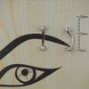 Taşlı Top Kaş Piercing