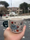 Tatlı Bulut Kalpli Kiraz Smile Kupa