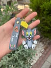 Tom ve Jerry Tom 3D Silikon Anahtarlık ve Çanta Süsü
