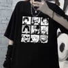 Touz Moda Anime My Hero Academia Boku Kolaj Siyah Oversize Unisex T-shirt