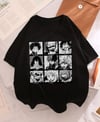 Touz Moda Anime My Hero Academia Boku Kolaj Siyah Oversize Unisex T-shirt
