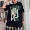 Touz Moda Oversize Anime Harajuku Gothic Cool Girl Unisex T-shirt