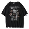 Touz Moda Skeleton Print Grunge Aesthetic Gothic Unisex Oversize T Shirt