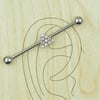 Üçgen Taşlı Çelik Köprü Piercing