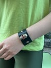 Unisex Kırmızı Gözler Kuru Kafa Bileklik