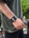 Unisex Kırmızı Gözler Kuru Kafa Bileklik