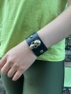 Unisex Siyah Gözler Kuru Kafa Bileklik
