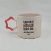 YILDIZ KUPA TURUNCU KAHVEYİ SÜTLÜ