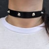 Zımbalı Choker Kolye