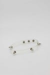 Zımbalı Şeffaf Choker Kolye