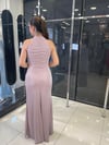 Halter Yaka Balık Abiye 