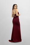 KREP BALIK ABİYE BORDO