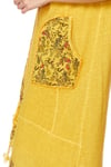 Yellow Sleeveless Tasseled Dress