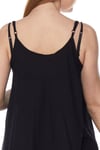 Black Strappy Asymmetric Dress