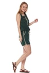 Green Straight Jumpsuit